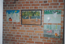 Animaatiotaustoja näytteliiä vuonna 1999.