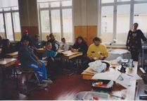 Videoottien videokurssi Harjavallassa vuonna 1998.