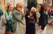 Performance-taiteilijoiden tauko.