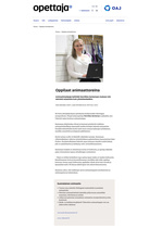 2014  /  11  Opettaja
Oppilaat animaattoreina