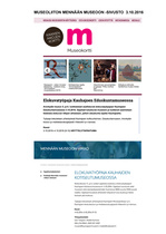 03.10.2016 Suomen Museoliiton Mennään museoon-sivusto