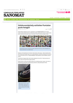 23.11.2017  Lempäälän-Vesilahden Sanomat  -  Valokuvanäyttely esittelee Puntalan punk hengen