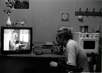 Festarin videopisteet olivat nimeltään teekkejä. Tässä kotiteekki vuodelta 1996.