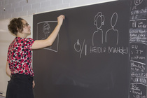 Videovankkuri Tampereella, Liisanpuiston koululla, kevät 2013.