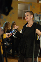 Animaatiota ja dokumenttia työpajassa Kharkivissa, Ukrainassa, syyskuussa 2013.