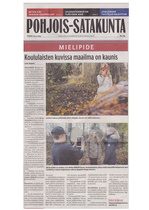 10.11.2015 Pohjois-Satakunta  |  Ikaalinen
Koululaisten kuvissa maailma on kaunis