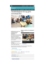 21.09.2012 Yle / Åboland - Skräbböleever lär sig gora animera film
Animaatiotyöpaja Skräbböle skola:ssa Paraisilla.