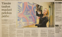 17.10.2016  Aamulehti  -  Tämän taulun maalasi pelokas perhe