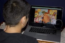 Animaatiota ja dokumenttia työpajassa Kharkivissa, Ukrainassa, syyskuussa 2013.