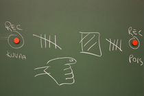 Videovankkuri Tampereella, Kaarilan koululla, kevät 2013.