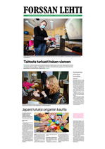 19.04.2021  Forssan lehti - Taitosta tarkasti toisen viereen