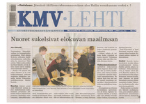 12.03.2012 KMV lehti - Nuoret sukelsivat elokuvan maailmaan
Videovankkuri Kauhajoen koulukeskuksessa.