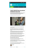 23.11.2012 Yle - Lasten tekemät elokuvat pohtivat arkielämän kiemuroita
Videovankkuri Oulussa.