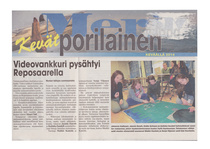 30.03.2014  MeriPorilainen
Videovankkuri pysähtyi Reposaarella