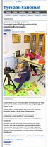 20.10.2015  TyrväänSanomat  |  Suodenniemi
Suodenniemeläiset animaatiot Kyprokselle